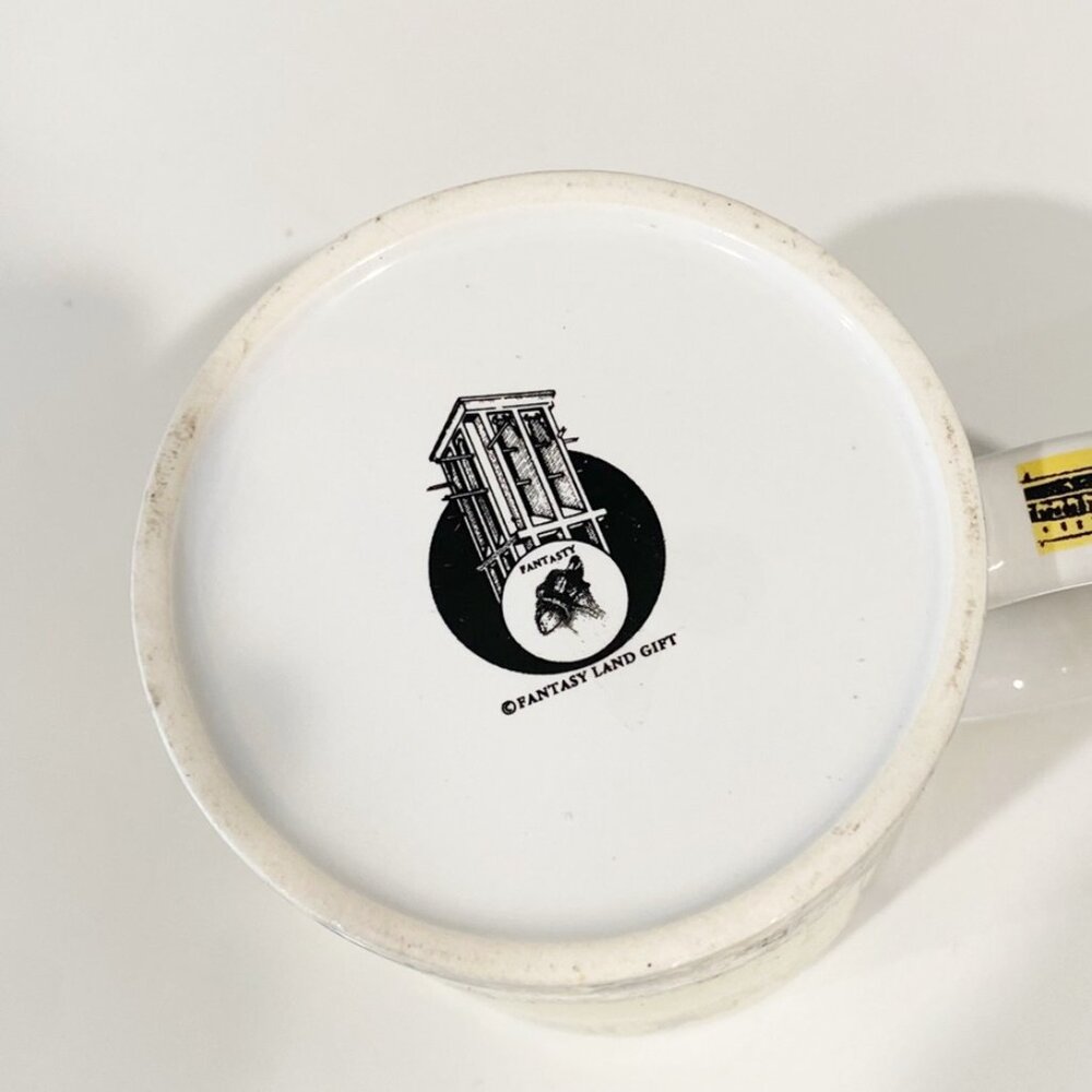 Dubai Coffee Mug Fantasy Land Gift Brand Golden Yellow Black - Picture 7 of 7